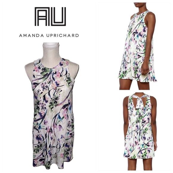 Amanda Uprichard Floral Shift Dress - Picture 1 of 13